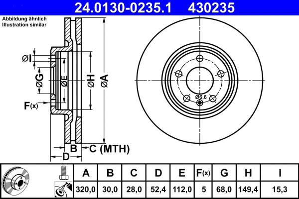 Brake Disc (24.0130-0235.1)