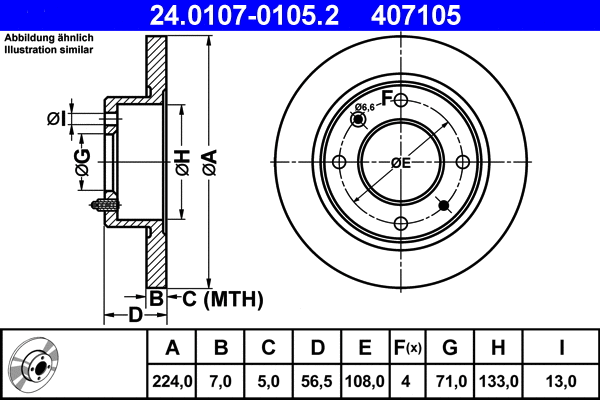 Brake Disc (24.0107-0105.2)