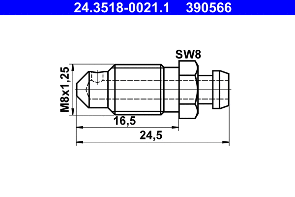 Breather Screw/Valve (24.3518-0021.1)