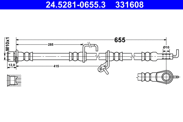 Brake Hose (24.5281-0655.3)