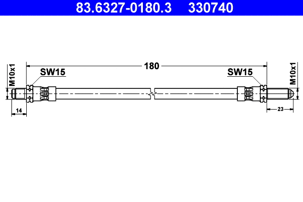 Brake Hose (83.6327-0180.3)