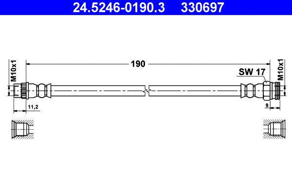 Brake Hose (24.5246-0190.3)