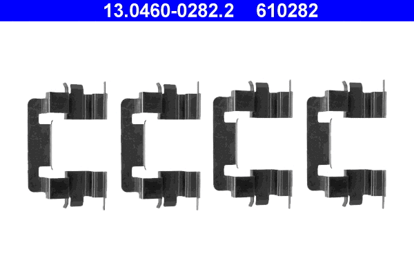 Accessory Kit, disc brake pad (13.0460-0282.2)