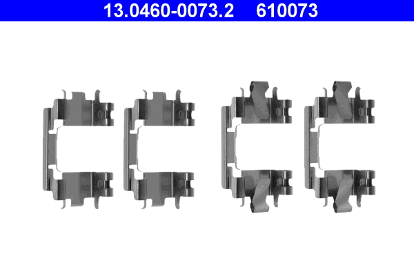 Accessory Kit, disc brake pad (13.0460-0073.2)
