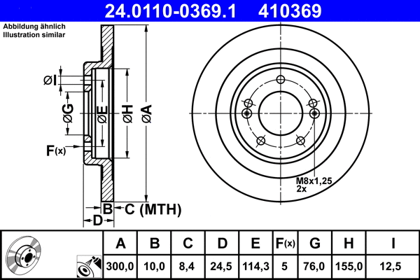 Brake Disc (24.0110-0369.1)