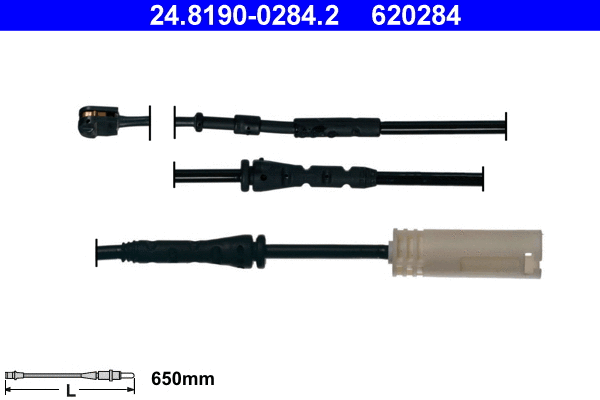 Warning Contact, brake pad wear (24.8190-0284.2)