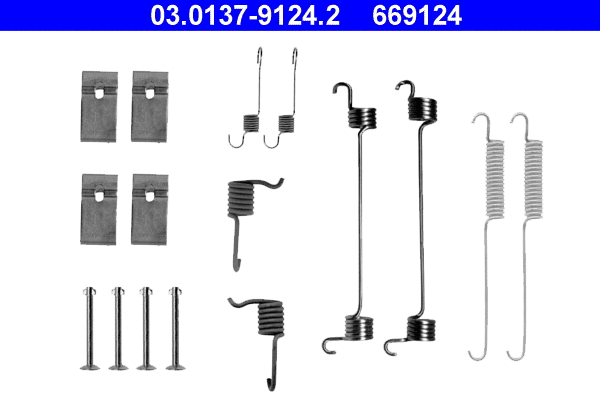 Accessory Kit, brake shoes (03.0137-9124.2)