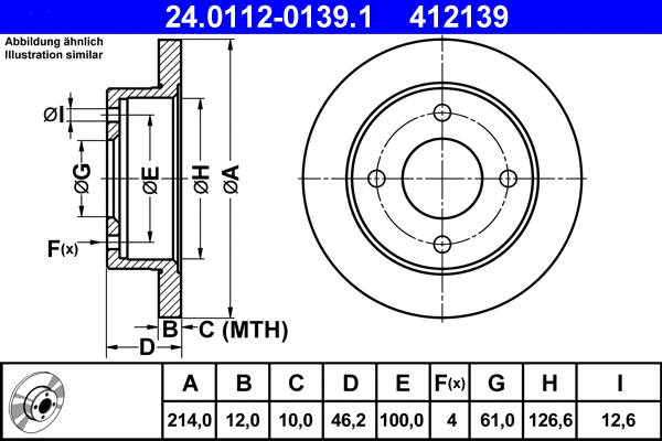Brake Disc (24.0112-0139.1)