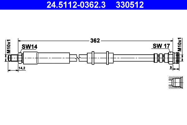 Brake Hose (24.5112-0362.3)