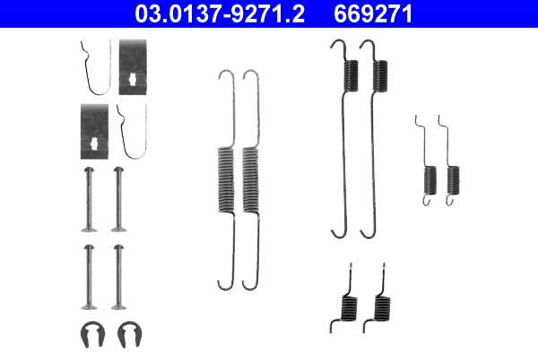 Accessory Kit, brake shoes (03.0137-9271.2)