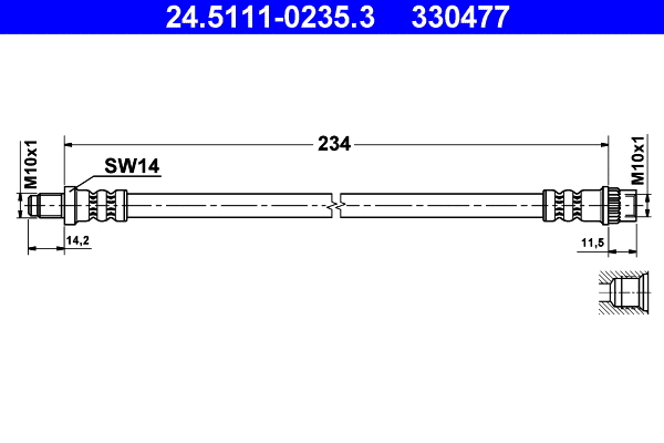 Brake Hose (24.5111-0235.3)