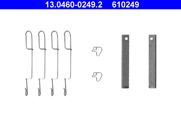 Accessory Kit, disc brake pad (13.0460-0249.2)