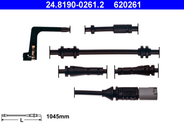 Warning Contact, brake pad wear (24.8190-0261.2)