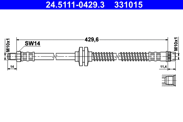 Brake Hose (24.5111-0429.3)