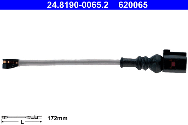 Warning Contact, brake pad wear (24.8190-0065.2)