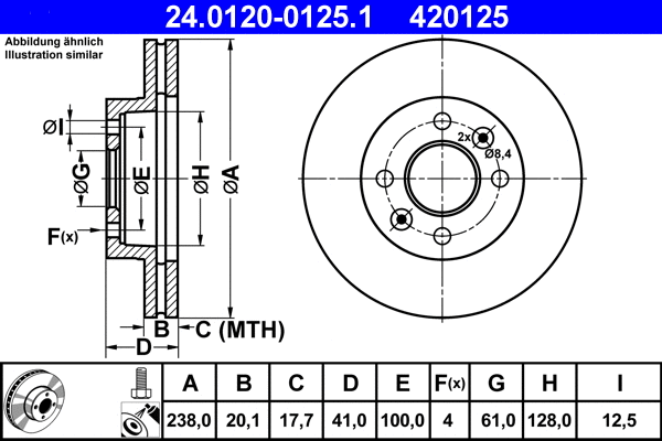 Brake Disc (24.0120-0125.1)