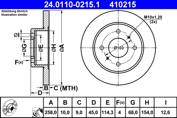 Brake Disc (24.0110-0215.1)