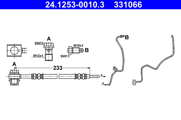 Brake Hose (24.1253-0010.3)