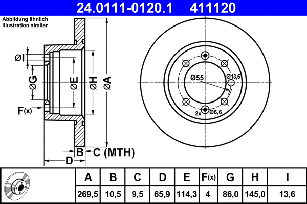 Brake Disc (24.0111-0120.1)