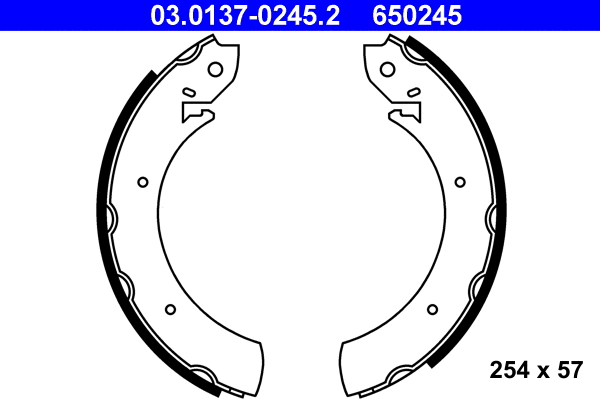 Brake Shoe Set (03.0137-0245.2)