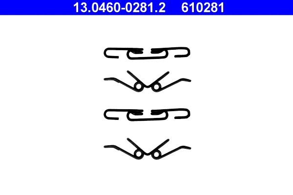 Accessory Kit, disc brake pad (13.0460-0281.2)