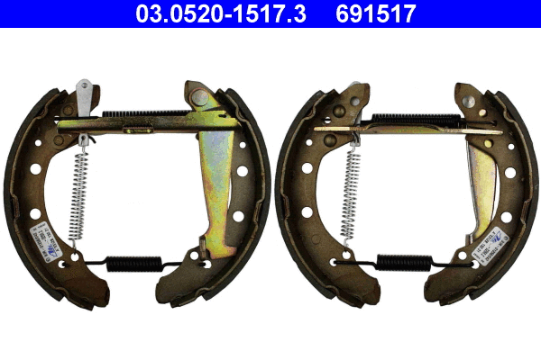 Brake Shoe Set (03.0520-1517.3)