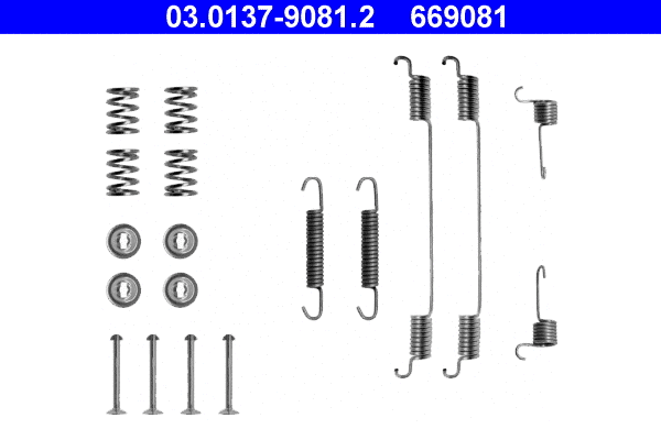 Accessory Kit, brake shoes (03.0137-9081.2)