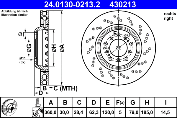 Brake Disc (24.0130-0213.2)