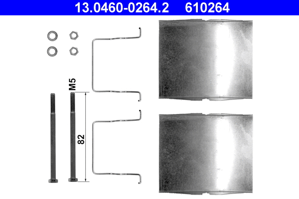 Accessory Kit, disc brake pad (13.0460-0264.2)