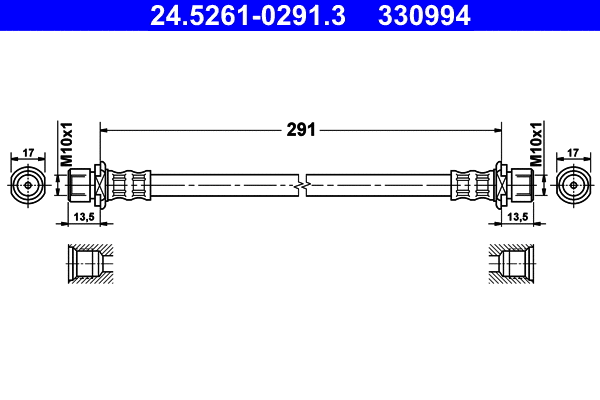 Brake Hose (24.5261-0291.3)