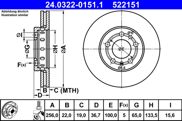 Brake Disc (24.0322-0151.1)