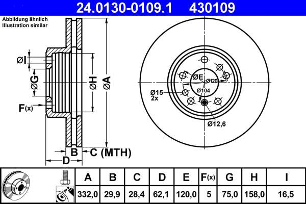 Brake Disc (24.0130-0109.1)