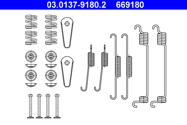 Accessory Kit, brake shoes (03.0137-9180.2)