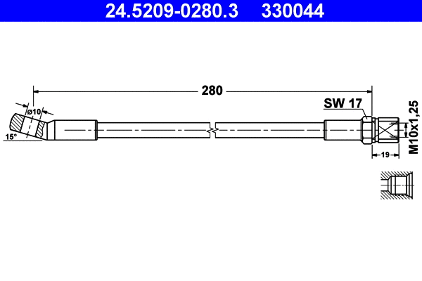 Brake Hose (24.5209-0280.3)