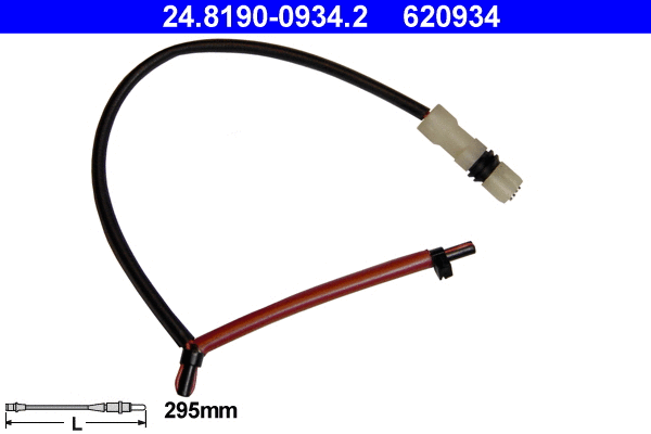 Warning Contact, brake pad wear (24.8190-0934.2)