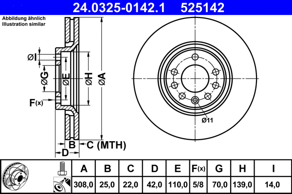Brake Disc (24.0325-0142.1)