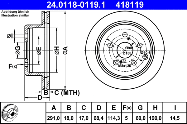 Brake Disc (24.0118-0119.1)