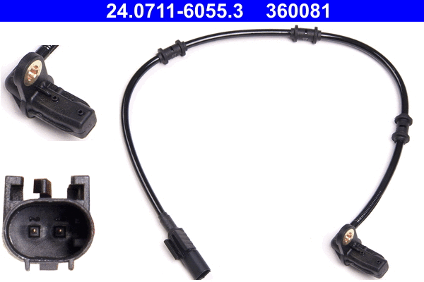 Sensor, wheel speed (24.0711-6055.3)