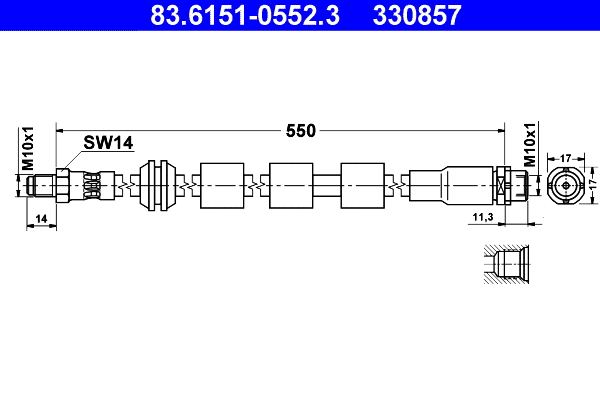 Brake Hose (83.6151-0552.3)