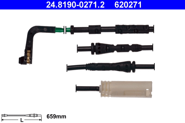 Warning Contact, brake pad wear (24.8190-0271.2)