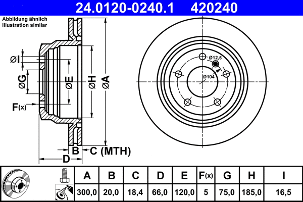 Brake Disc (24.0120-0240.1)