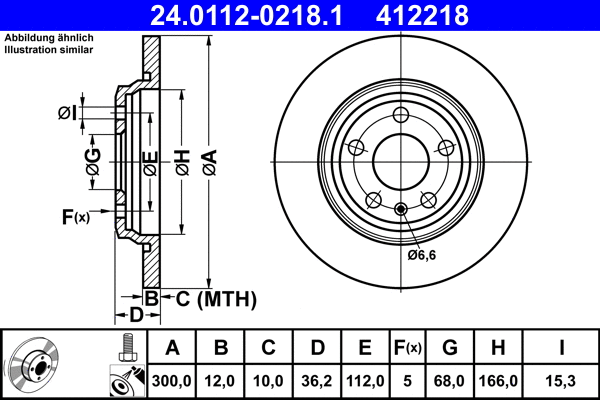 Brake Disc (24.0112-0218.1)