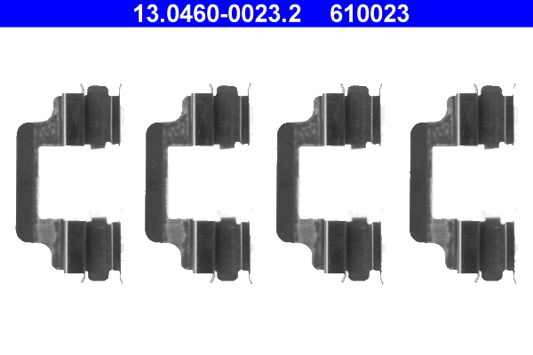 Accessory Kit, disc brake pad (13.0460-0023.2)