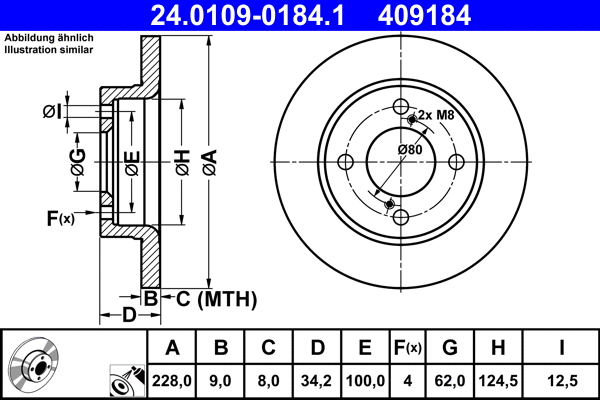 Brake Disc (24.0109-0184.1)