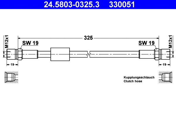 Clutch Hose (24.5803-0325.3)