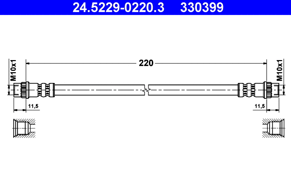 Brake Hose (24.5229-0220.3)
