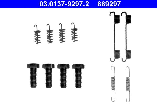Accessory Kit, parking brake shoes (03.0137-9297.2)