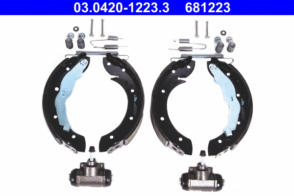 Brake Shoe Set (03.0420-1223.3)