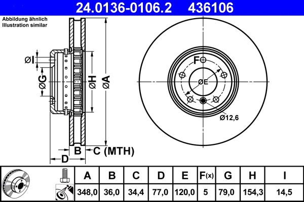 Brake Disc (24.0136-0106.2)