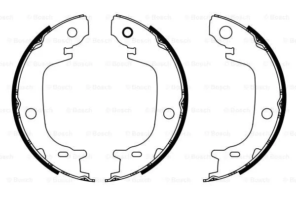 Brake Shoe Set, parking brake